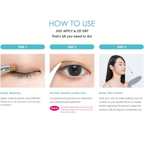 D-UP ORISHIKI Eyelid Skin Film - Invisible Lifter for Natural Eye Makeup