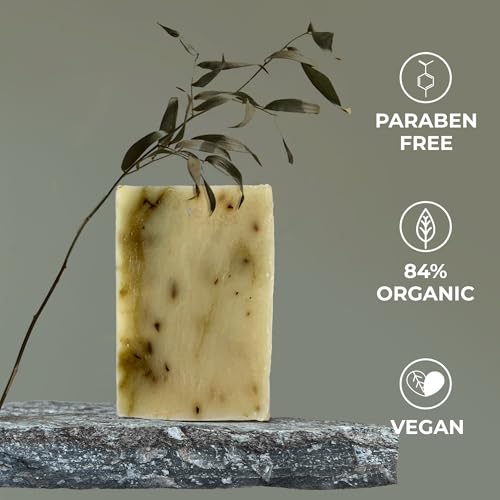 Sulina Shop Peppermint Tea Tree Bath Soaps, Calms & Soothes with Pure Extracts & Essential Oils, Skin Soothing, Moisturizing and Nourishing (Pack of 4, Peppermint Tea Tree)