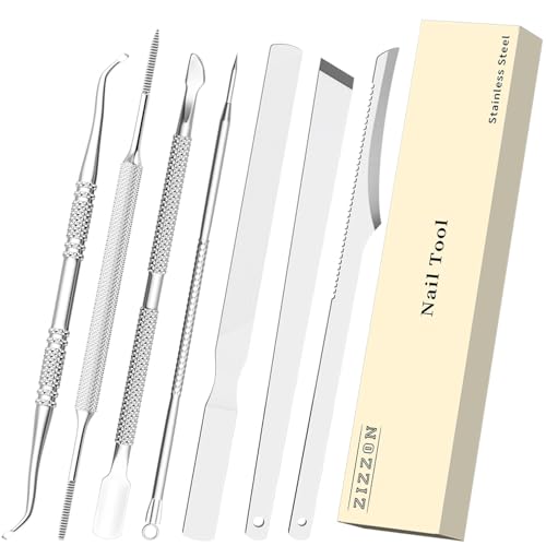 7-Piece Ingrown Toenail Removal Kit - Stainless Steel Pedicure Tools