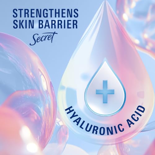 Clinical Strength Antiperspirant Deodorant for Women - 100 Hour Protection, Soft Solid, Hyaluronic Acid, Light Scent, 2.6 oz