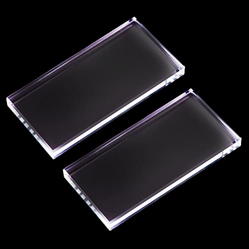 Glass Nail Art Palette 2-Pack | Makeup Mixing Board