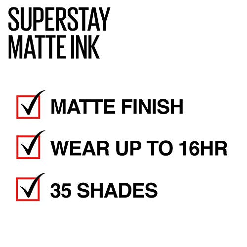 Maybelline Super Stay Matte Ink Liquid Lipstick Makeup, Long Lasting High Impact Color, Up to 16H Wear, Loyalist, Light Pink Beige, 1 Count