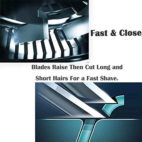 HQ8 Replacement Heads Blades Compatible with Norelco Shaver, HQ8 Razor Blades for PT720 AT880 AT810 Heads, New Upgraded HQ8 Blades for Shaver & Aquatec PT860, HQ8160, HQ7100 Heads, 3 Pack