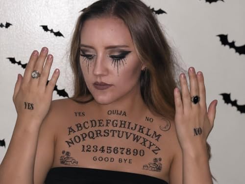 Ouija Board Chest Temporary Tattoo Set | Halloween