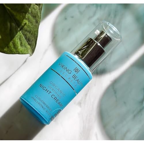 Night Cream - Anti Aging Night Face Cream with Nordic Antioxidant Berries - Hyaluronic Acid Night Cream Moisturizer for Face to Replenish Lost Moisture - 1 Fl Oz
