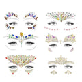 Face Gems Self-Adhesive Rhinestones - 6 Festival Makeup Designs