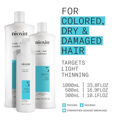 Nioxin System 3 Scalp Thickening Conditioner for Colored Hair