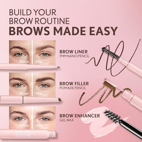 Covergirl Clean Fresh Brow Nano Eyebrow Pencil, Medium Brown