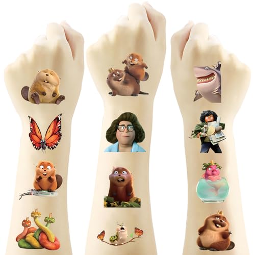 40Pcs Kids Temporary Tattoos Stickers Party Favors