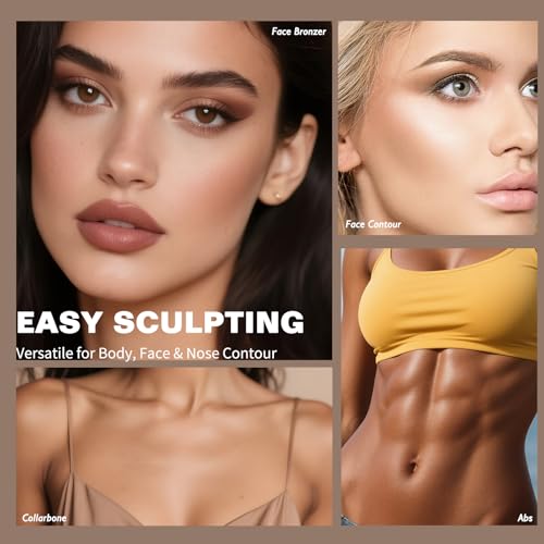 Cool-Toned Cream Contour Stick for Fair Skin – Grey Brown