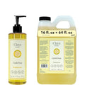 Claya Frankincense Liquid Castile Soap ? Organic Ingredients, Biodegradable, Aromatic with Citrus and Spice, Gentle for Skin (16 fl oz (Pump Cap) and 64 fl oz)
