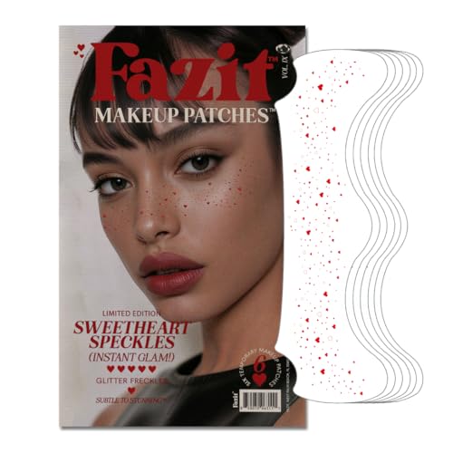Fazit Glitter Makeup Patches - Sweetheart Speckles Face