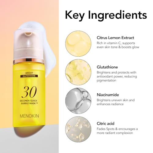 MENOKIN 30-Second Quick Bubble Mask - Vitamin C & Niacinamide