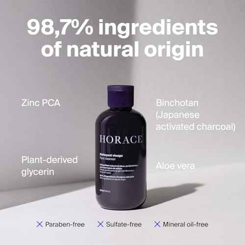 HORACE Gift Set with Purifying Face Cleanser, Gentle Face Scrub, and Mattifying Face Moisturizer - Skincare Set for Cleansing and Hydrating