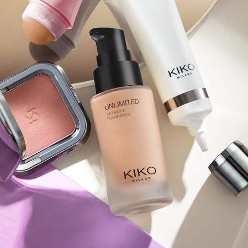 KIKO Milano Unlimited 24H Matte Foundation 3.5 WR, Long-Lasting Matt Liquid Foundation With Up To 24-Hour Hold