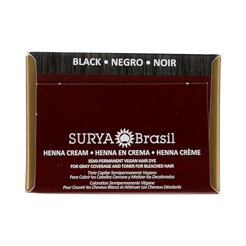 Surya Brasil Henna Cream Black Semi-Permanent Hair Color
