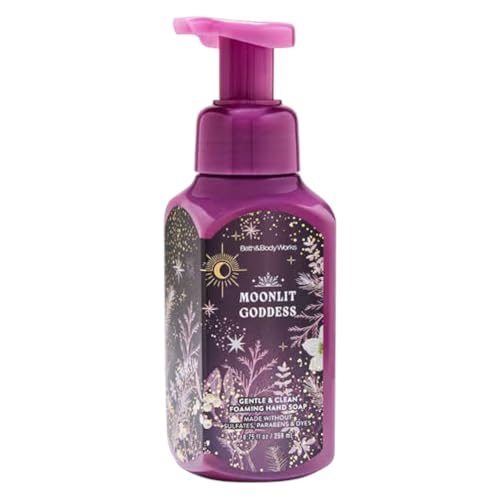Bath & Body Works Gentle & Clean Foaming Hand Soap, Moonlit Goddess Scent, Non-Drying, Made Without Sulfates & Parabens, Foaming Hand Wash for Kitchen & Bathroom, 8.75 fl oz - 1 Pack