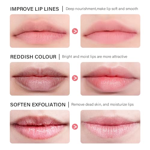 Sleeping lip mask, Nourish & Hydrate Lip Mask, Lip Balm, Lip Oil, Lip Skin Care, Hydrating, Moisturizing Lip Lines Night Sleep Anti-chapped Lip Cream (Berry)