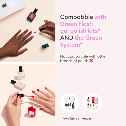 Manucurist Green Flash Acetone-Free Plant-Based Nail Polish Remover (100ml)