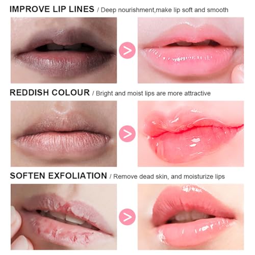 Sleeping Lip Mask, Long-Lasting Nourish & Hydrate, Balm, Oil, Skin Care, Moisturizing Lines Night Sleep Anti-chapped Cream (03# Grapefruit)