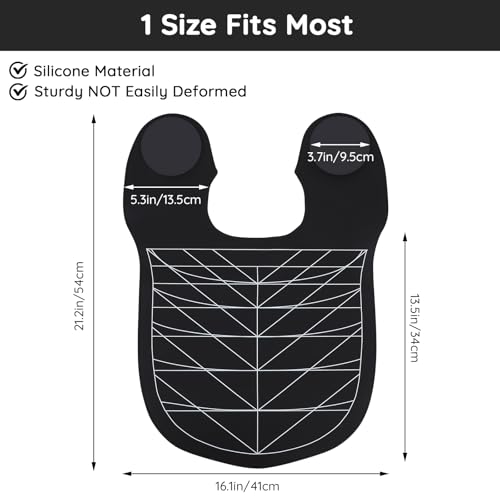 Segbeauty Hair Cutting Mat with Guide Lines - Silicone Waterproof