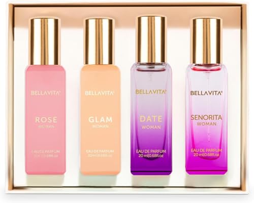 Bellavita Luxury Women's Perfume Gift Set - 4x20ml
