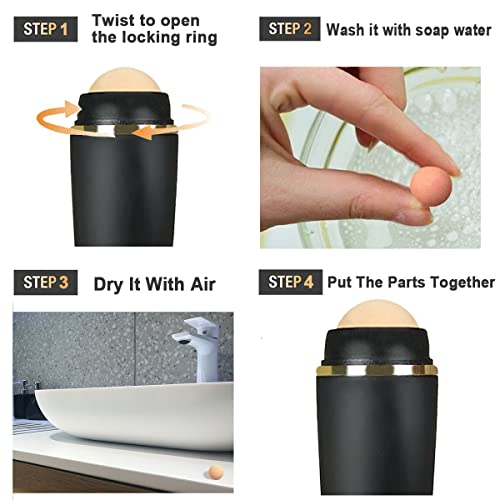 Volcanic Face Roller & Oil Blotting Paper Kit - 103 PCS