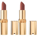 L'Oreal Paris Colour Riche Original Creamy,Hydrating Satin Lipstick with Argan Oil and Vitamin E,Bronzine,(Pack of 2)