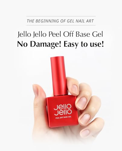 JelloJello Peel-Off Gel Base Coat & One-Kill Remover Set (10ml / 30ml)