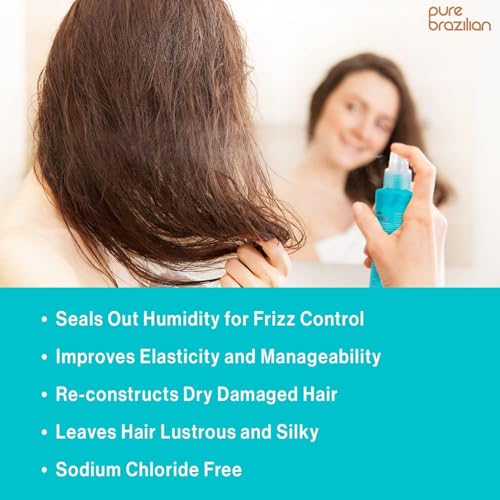 Pure Brazilian Leave-In Conditioner with Keratin, 6.78 oz/200 ml