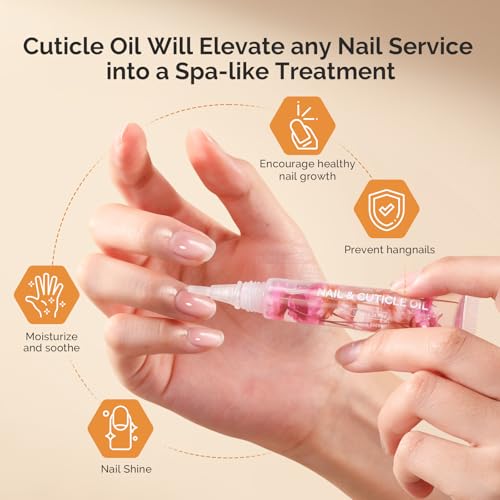MelodySusie Cuticle Oil with Real Flowers - 10ml