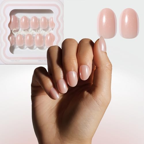 Celebritips Nail Art Press-Ons | Short Almond Nails, Reusable 16