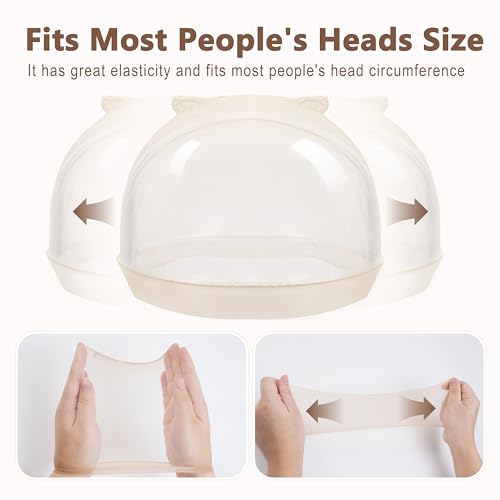 TaShow 30 Pcs Transparent Wig Caps for Lace Front Wigs