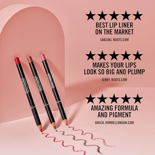 Rimmel Lasting Finish 8HR Lip Liner Pencil - Cappuccino - Pack of 1