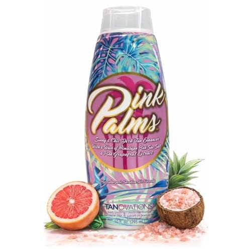 Tanovations Pink Palms Sunny & Chic Dark Tan Enhancer - 10 oz.