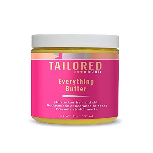 Tailored Beauty Everything Butter For Stylish Hair - Moisturize Skin and Hair - High Prevention from Breakage & Damage 8oz
