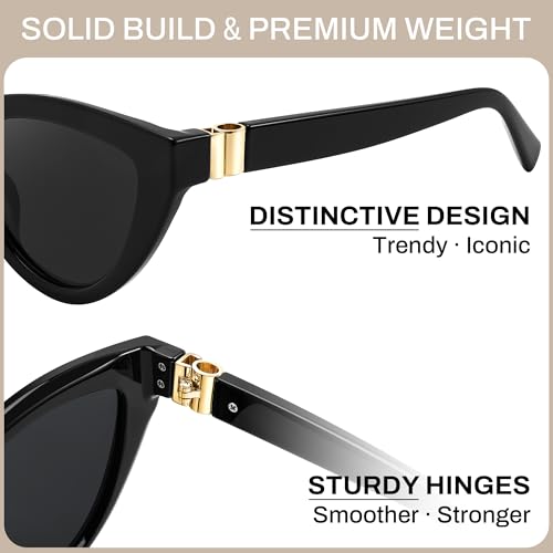 FEISEDY Cat Eye Sunglasses Polarized UV400 Protection Women