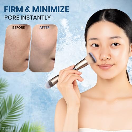 Club Suppin Translucent Setting Powder Makeup, Pressed Powder Foundation & 24H Long-Lasting Face Powder Makeup Setting Powder with Amino Acids & Shea Butter, Japanese Skincare Finishing Powder, WHITE