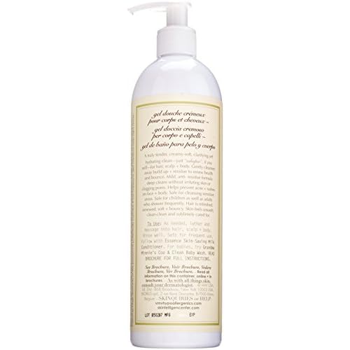 VMV HYPOALLERGENICS Hypoallergenics Essence Skin-Saving Super Wash Hair and Body Milk Shampoo 16.9 Fl Oz (Pack of 1)