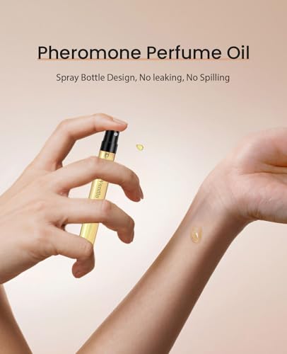 PUREAMOR Vanilla Cream Pheromone Perfume for Women, 0.34oz