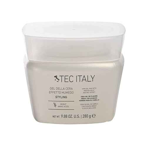Tec Italy Styling Gel Efecto Humedo 280g, 9.88 Ounce (Pack of 1), Yellow