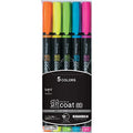 Tombow Firefly Coat 80 Highlighter Pen - 5 Colors Set