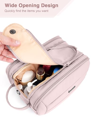 Toiletry Bag with Wet Dry Separation & Waterproof Compartment
