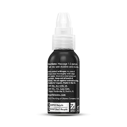 King of Shaves Sensitive Advanced Shaving Oil With Handy Pump TWIN PACK 1.01 fl oz
