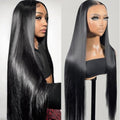 TAIKOU 13x6 Straight Lace Front Wig 200 Density 30 Inch Human Hair