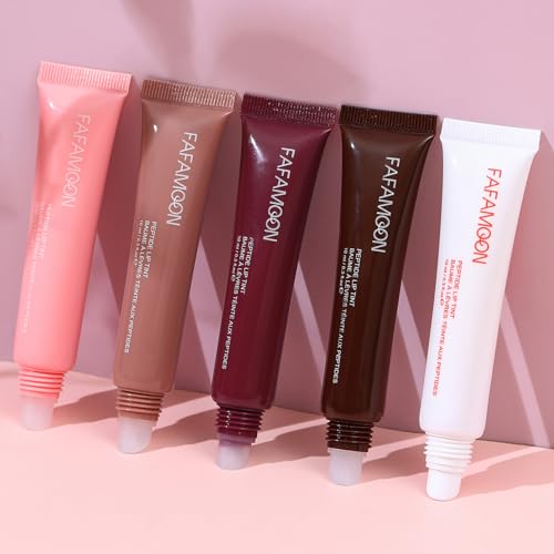 Hydrating Lip Glow Oil - 5 Colors Tinted Lip Gloss Set