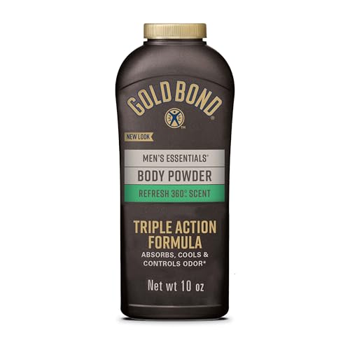 Gold Bond Men's Essentials Talc-Free Body Powder 10 oz Refresh 360°