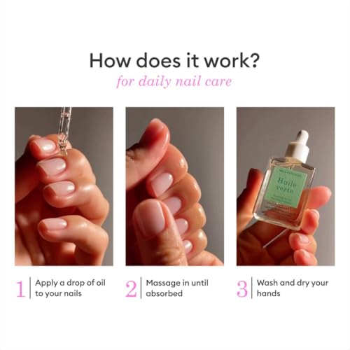 Manucurist Green Oil - Nourishing Nail & Cuticle Oil with 6 Botanical Oils