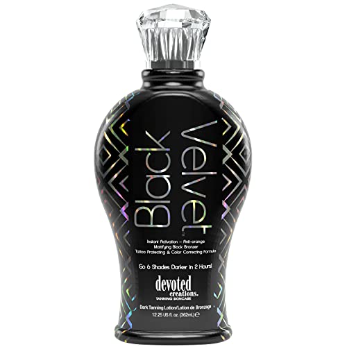 Devoted Creations Black Velvet Bronzer Tanning Lotion 12.25 oz