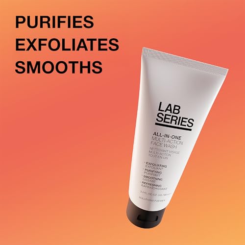 Lab Series Men's All-In-One Multi-Action Face Wash - Face Scrub - Cleanse and Purify Skin - Skin Care for Men